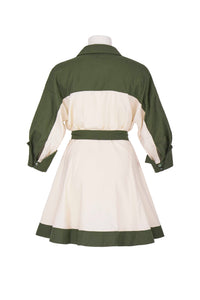 Mini Shirt Dress - Khaki