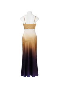 Blue Cocktail Midi Dress