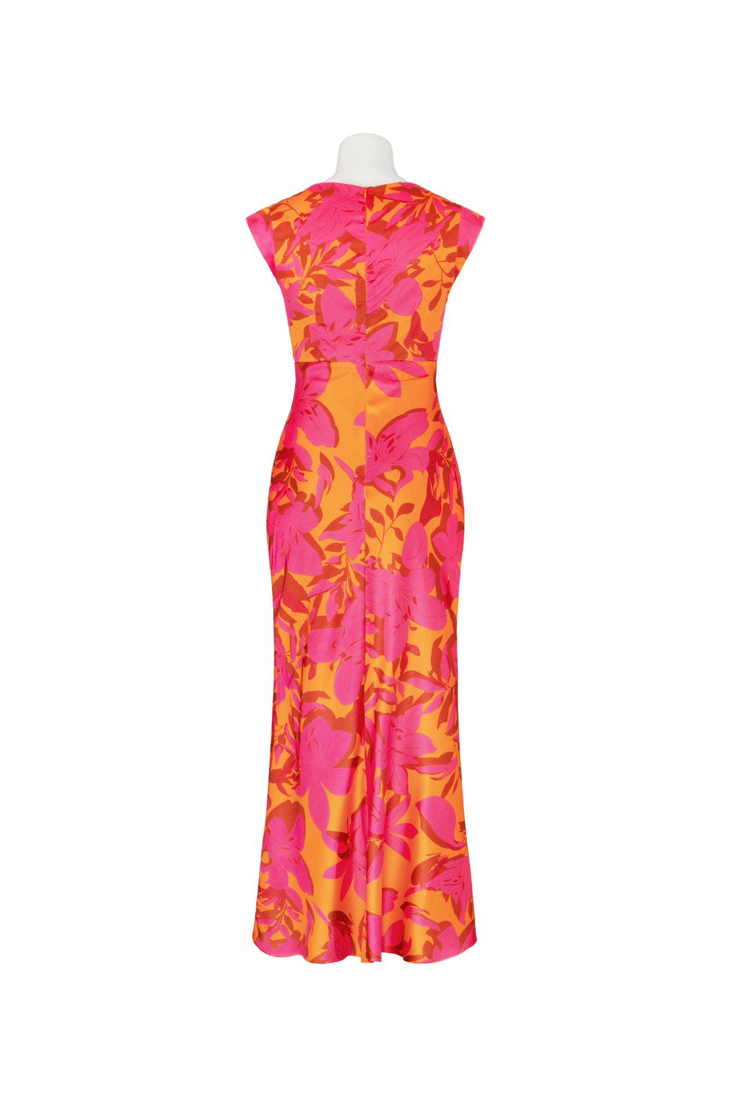 Classic Midi Dress - Pink Print